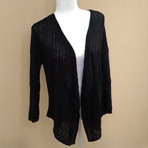 5 for $20! Black lightweight open front sweater